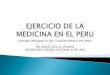 Ejercicio de la medicina en el Peru