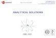 ANALYTICAL SOLUTIONS & STANDARDS