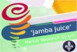 Market Research on Jamba Juice Franchising