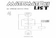 Matematiki list XXIII/4 (1989)