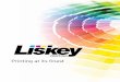 Liskey Printing portfolio