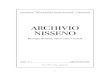 Archivio Nisseno - Anno I, N°1