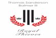 Thomas S. Balmer III - Royal Thieves