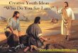 Youth Ministry Illustrations: Who Do You Say I Am