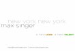max singer's portfolio: new york new york