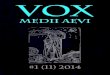 Vox Medii Aevi 1(11) 2014