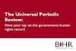 Th Universal Periodic Review