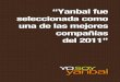 Yanbal fue seleccionada como una de las mejores compañias del 2011