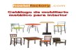 Catálogo mobiliario de hostelería metálico de interior Hostelfactory.com