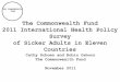 Commonwealth Fund 2011