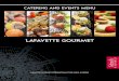 Lafayette Gourmet, the Dubai Mall catering menu 2013