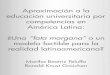 Aproximación a la educación universitaria por competencias en America Latina