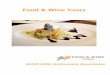 Food & wine Tours Catalog in Japanese