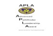Advanced Pathfinder Leadership Award