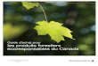Guide d’achat pourles produits forestiers écoresponsables du Canada