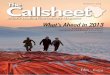 The Callsheet Issue 01 2013