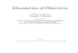 Elucidation of Objectives