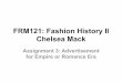 Fashion History and Visual Marketing