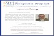 April issue of Nonprofit Prophet