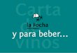Carta de Vinos - Restaurante La Focha