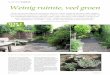3 Tuinen 'Bosbeek', 'Bergstroom', 'Vierkant': 'Weinig ruimte veel groen