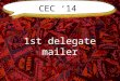 1st delegate mailer