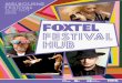 Foxtel Festival Hub brochure