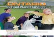 Ontario School Plant Manager Spring 2014
