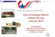 2012 College Station Citizen Survey Report