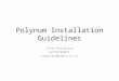 Polynum Installation