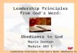 403 C Obedience to God