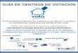 Guía centros votación