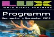 LUX - Herbstprogramm Sept. - Dez. 2012