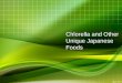 Chlorella and Other Unique Japanese Foods