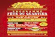 Programme Fête de Quartier Tardy Saint-Etienne 2014