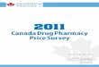 2011 Canada Drug Pharmacy Price Survey