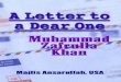 A Letter to a Dear One By Sir Zafrullah Khan