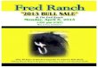 Fred Ranch - 2013 Bull Sale