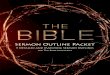 The Bible Miniseries Sermon Outlines and Catalog