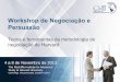 Workshop de Negociação e Persuasão