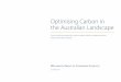 Optimising Carbon in the Australian Landscape