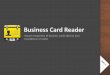 Business Card Reader