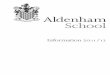 Aldenham - Senior School Information Booklet