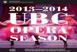 UBC 2013–2014 Season Brochure
