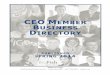 CEO Member Business Directory, Spring 2014