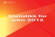 Statistikk for arkiv 2012