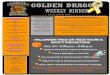 Golden Dragons Weekly Binder 22 Oct