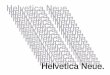 Helvetica Neue Promotion Booklet