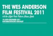 Wes Anderson Film Festival Information Booklet