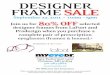Designer Frame Sale in Potomac, MD